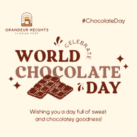 Today Is Chocolate Day Instagram Post Image Preview