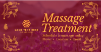 Art Nouveau Massage Treatment Facebook Ad