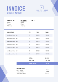 Minimalist Modern Corporate Invoice