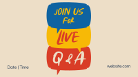 Question & Answer Live Animation