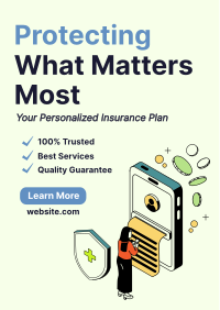 Insurance Investment Plan Flyer