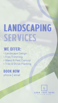 Professional Landscaping Instagram Story Design