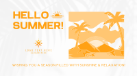 Minimalist Summer Greeting Video