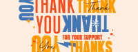 Playful Thank You Facebook Cover Design