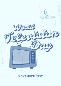 Retro TV Day Flyer