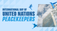 International Day of United Nations Peacekeepers Facebook Event Cover Image Preview
