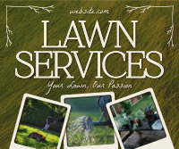 Rustic Lawn Services Facebook Post Design