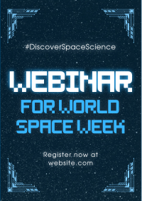 Space Week Webinars Flyer