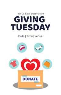 Giving Tuesday Charity Event Invitation Design