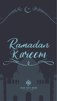 Ramadan Mosque Greeting Instagram Story