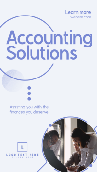 Business Accounting Solutions YouTube Short Design