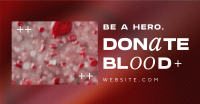 Modern Blood Donation Facebook Ad