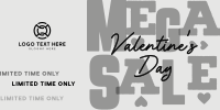 Valentine's Mega Sale Twitter Post