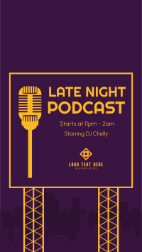 Late Night Podcast Instagram Story