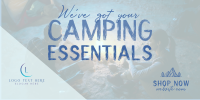 Camping Gear Essentials Twitter Post