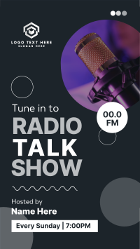 Radio Talk Show Facebook Story