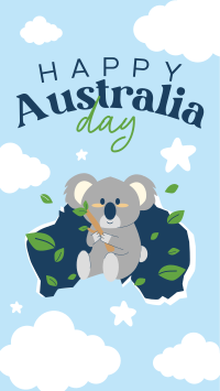 Koala Australia Day Facebook Story