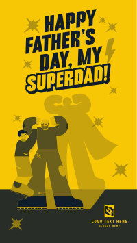 Superhero Father's Day Instagram Reel