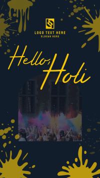 Holi Color Festival Instagram Reel Image Preview