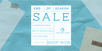 Minimal Conservative Season End Sale Twitter Post