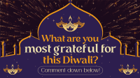 Diwali Gratefulness Tradition Animation