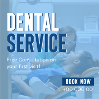 Dental Orthodontics Service Linkedin Post Design