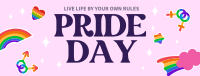 Pride Day Stickers Facebook Cover