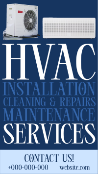 Editorial HVAC Service Instagram Reel Image Preview