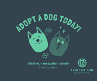 Adopt A Dog Today Facebook Post