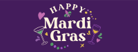 Mardi Gras Toast Facebook Cover