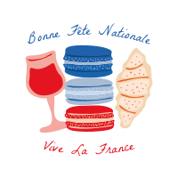 French Food Illustration Instagram Post