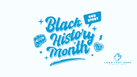 Fun Black History Month Zoom Background