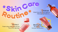 Skin Care Routine Facebook Event Cover