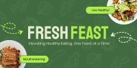 Fresh Feast Food Recipe Twitter Post