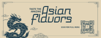 Traditional Asian Food Facebook Cover