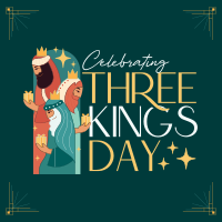 Modern Three Kings Day Instagram Post