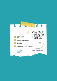 Mental Check Flyer