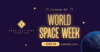 World Space Week Facebook Ad