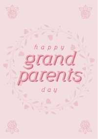 Grandparents Day Greetings Flyer