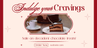 Chocolate Craving Sale Twitter Post