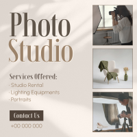 Elegant Photography Studio Instagram Post