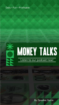 Money Talks Podcast TikTok Video