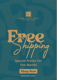 Special Shipping Promo Flyer