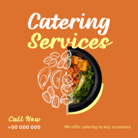 Food Catering Services Instagram Post Design