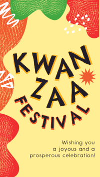 Kwanzaa Festival Greeting YouTube Short