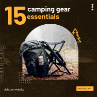Camping Bag Instagram Post
