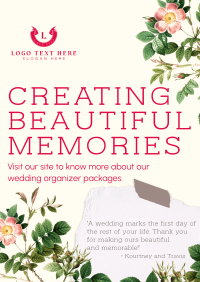 Beautiful Wedding Memories Poster