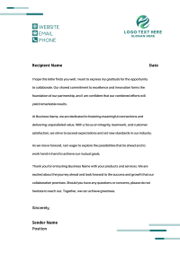 Corporate Letterhead example 2