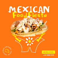 Taco Fiesta Instagram Post Design