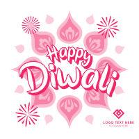 Diwali Festival Greeting Instagram Post